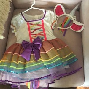 Unicorn costume size 3T/4T